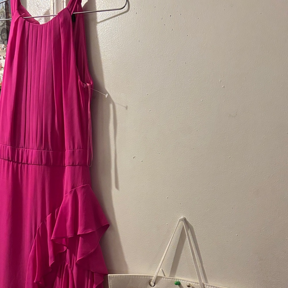 Elegant Pink Sleeveless Dress - P2P18, L54